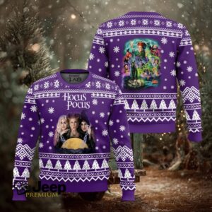Halloween Hocus Pocus Ugly Christmas Sweater