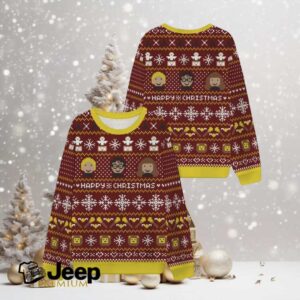 Happy Christmas Trio Ugly Sweatshirts