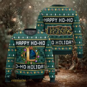 Happy Ho Ho Holidays League Of Legends Ugly Christmas Sweater