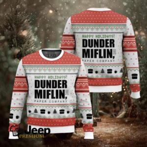 Happy Holidays Dunder Mifflin The Office Ugly Christmas Sweater