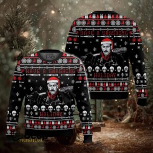 Have A Smashing Holiday The Walking Dead, Ugly Christmas Sweater