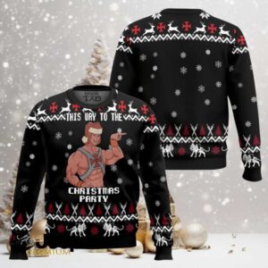 He man “This Way To The Christmas Party” Masters of the Universe Ugly Christmas Sweater
