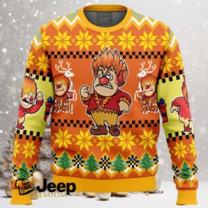 Heat Miser The Year Without A Santa Ugly Christmas Sweater