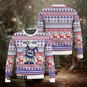 Hee ho Shin Megami Tensei Jack Frost Ugly Christmas Sweater
