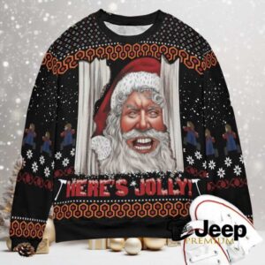 Here's Jolly Jack Nicholson The Shining Ugly Christmas Sweatshirt