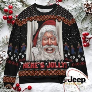 Here's Jolly Jack Nicholson The Shining Ugly Christmas Sweatshirt