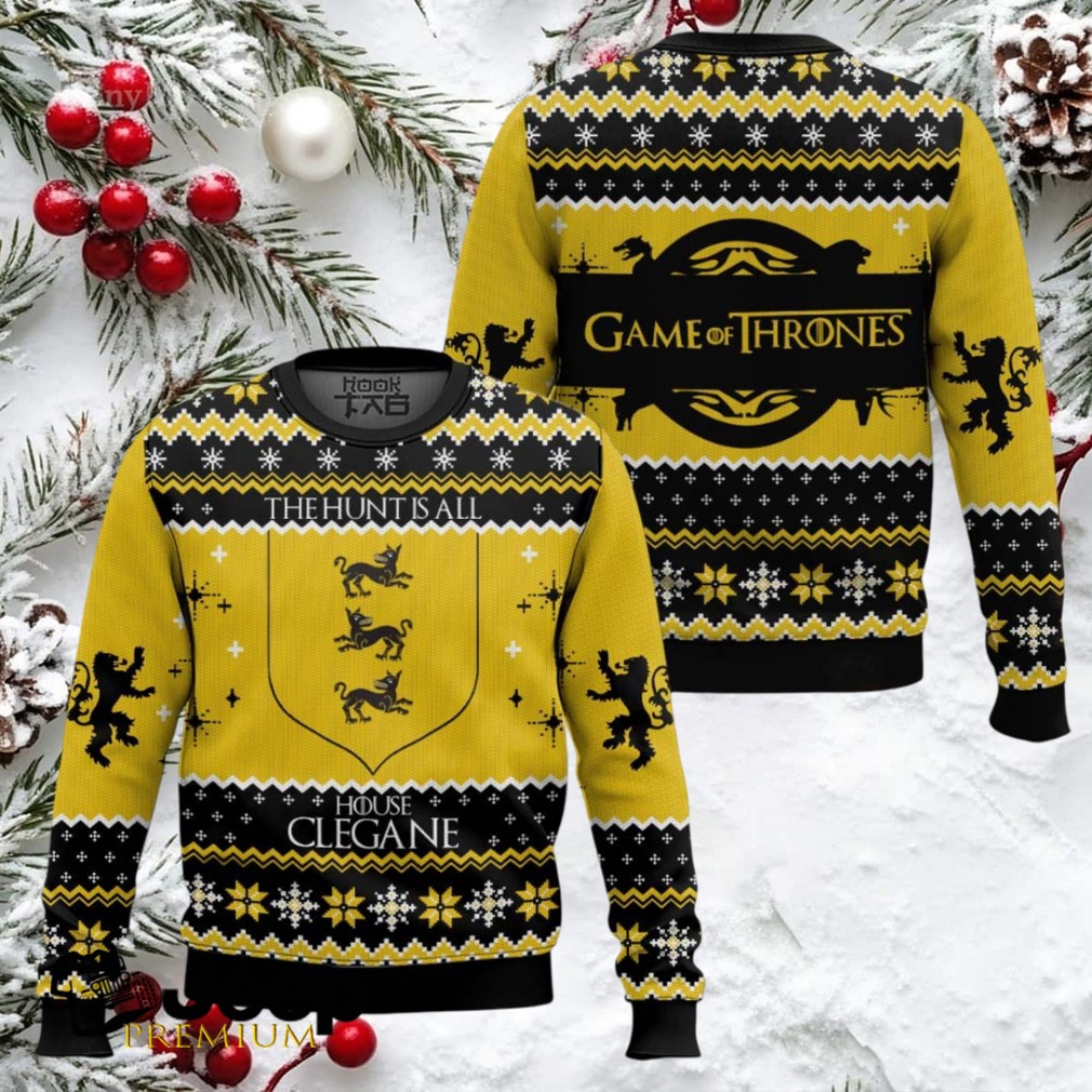 House Clegane Game Of Thrones Ugly Christmas Sweater House Clegane Game Of Thrones Ugly Christmas Sweater