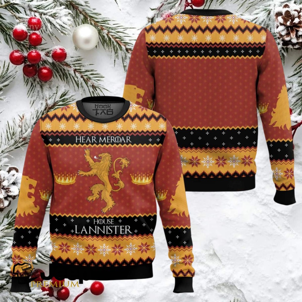 House Lannister Game Of Thrones Ugly Christmas Sweater House Lannister Game Of Thrones Ugly Christmas Sweater