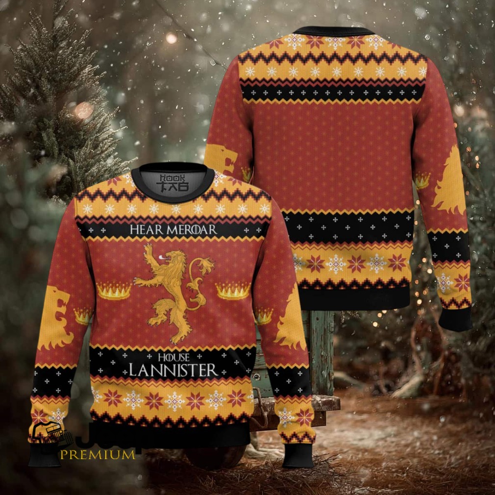 House Lannister Game Of Thrones Ugly Christmas Sweater House Lannister Game Of Thrones Ugly Christmas Sweater