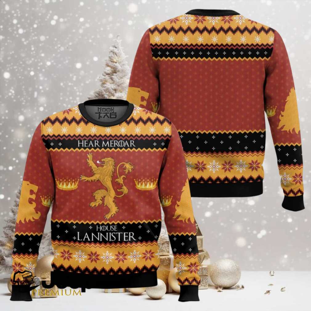 House Lannister Game Of Thrones Ugly Christmas Sweater House Lannister Game Of Thrones Ugly Christmas Sweater