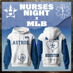 Houston Astros x Nurses Game Night Special Edition Hoodie 2026 Houston Astros x Nurses Game Night Special Edition Hoodie 2026