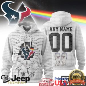Houston Texans Official NFL Pink Floyd 3D Hoodie