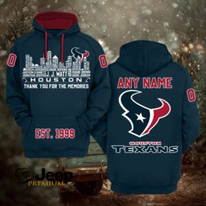 Houston Texans x Legend City Football Hoodie 3D Custom Name