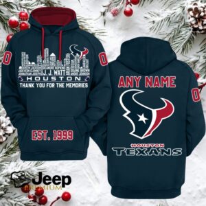 Houston Texans x Legend City Football Hoodie 3D Custom Name