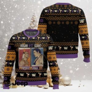 Hulk Hogan vs Andre The Giant WWE Ugly Christmas Sweater