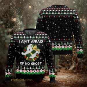I Ain’t Afraid Of No Ghost Ghostbusters Ugly Christmas Sweater