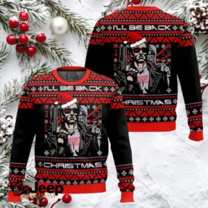 I’ll Be Back Terminator Ugly Christmas Sweater