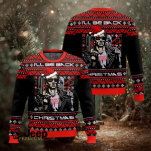 I’ll Be Back Terminator Ugly Christmas Sweater