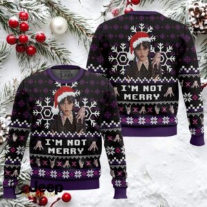 I’m Not Merry Wednesday Ugly Christmas Sweater