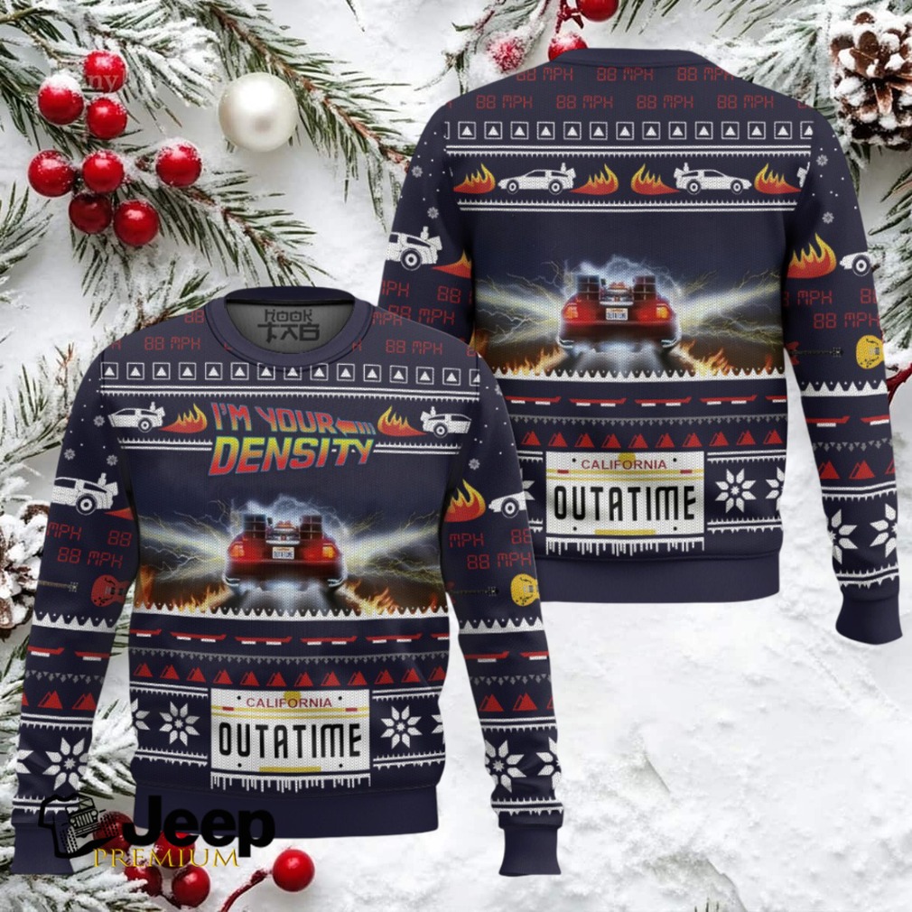 I’m Your Density Back To The Future Ugly Christmas Sweater I’m Your Density Back To The Future Ugly Christmas Sweater