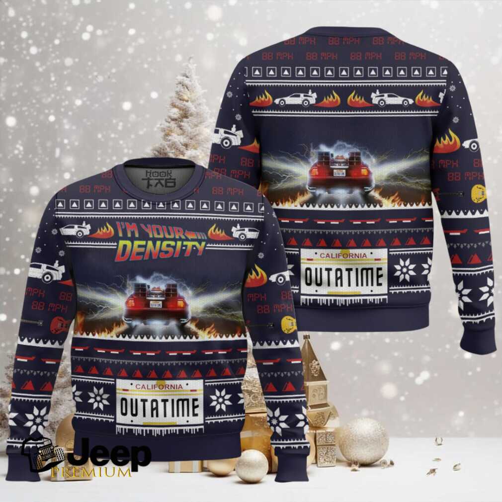 I’m Your Density Back To The Future Ugly Christmas Sweater I’m Your Density Back To The Future Ugly Christmas Sweater