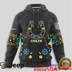 Indianapolis Colts Official NFL Dia de los Muertos Limited Editions Hoodie