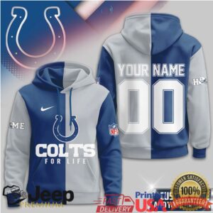 Indianapolis Colts Official NFL For Life Hoodie