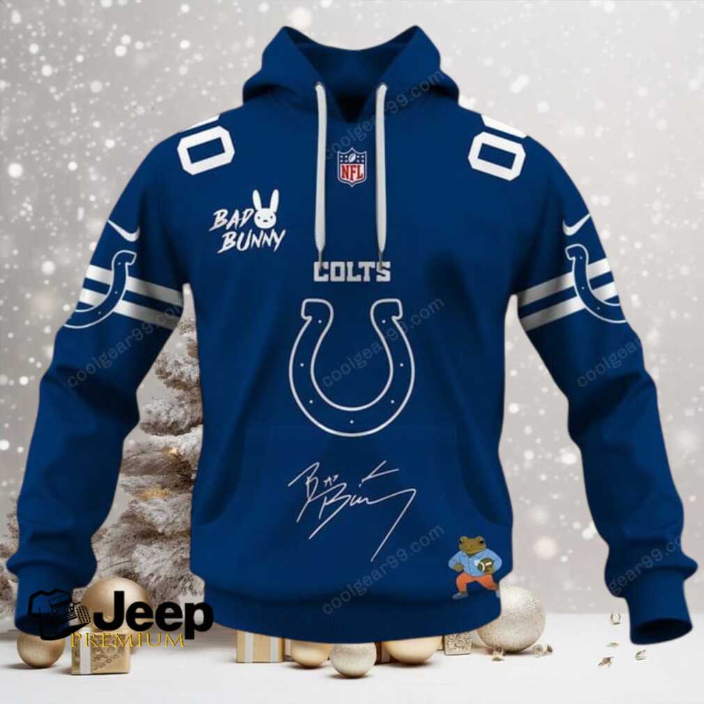 Indianapolis Colts x Bad Bunny Super Bowl 2026 NFL Hoodie Indianapolis Colts x Bad Bunny Super Bowl 2026 NFL Hoodie