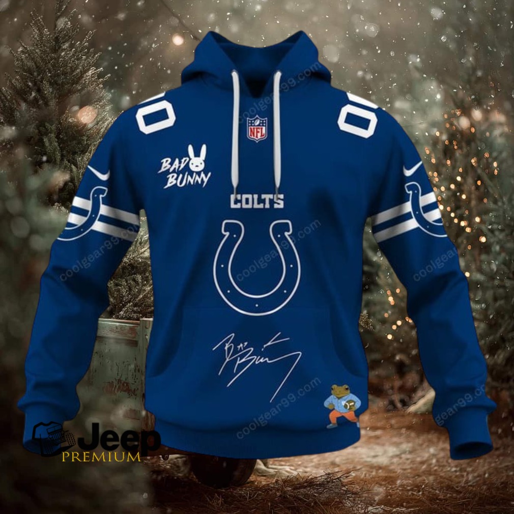 Indianapolis Colts x Bad Bunny Super Bowl 2026 NFL Hoodie Indianapolis Colts x Bad Bunny Super Bowl 2026 NFL Hoodie