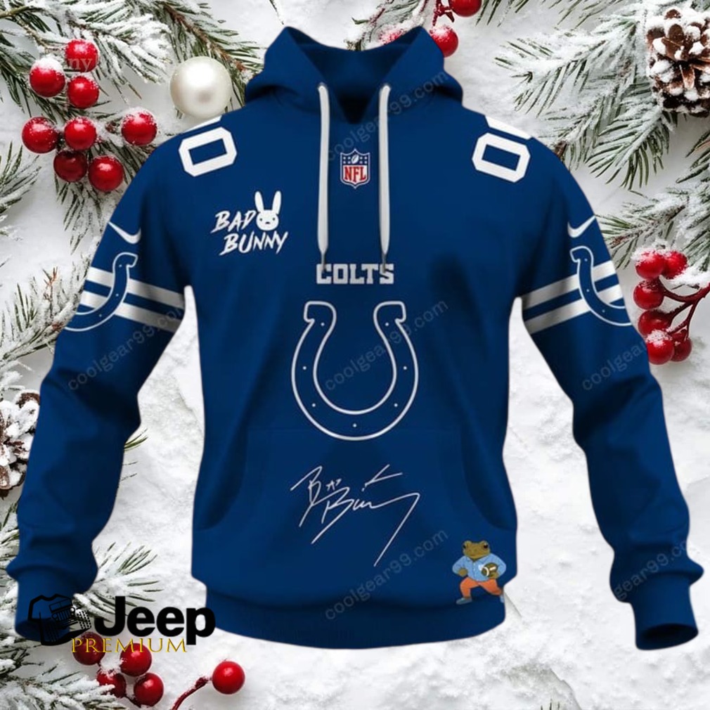 Indianapolis Colts x Bad Bunny Super Bowl 2026 NFL Hoodie Indianapolis Colts x Bad Bunny Super Bowl 2026 NFL Hoodie