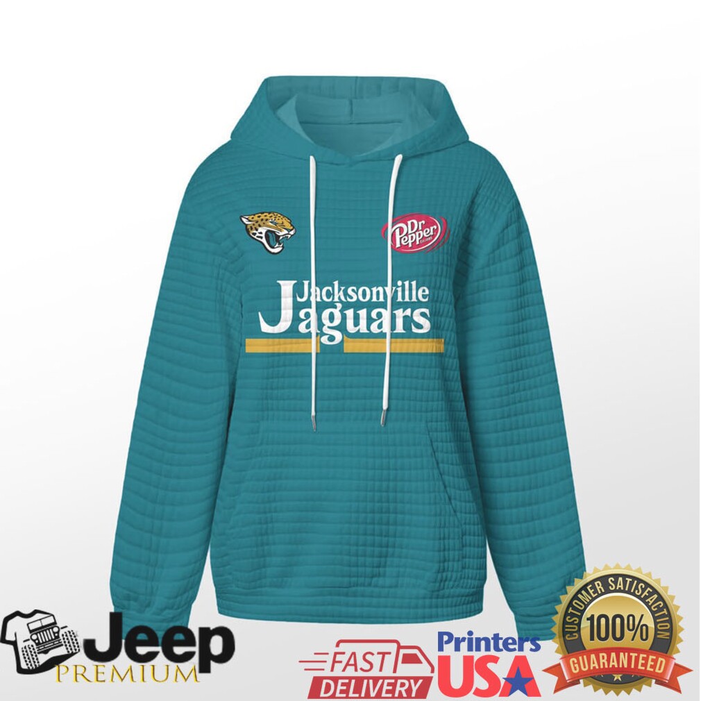 Jacksonville Jaguars Official NFL Dr.Pepper Waffle Hoodie Jacksonville Jaguars Official NFL Dr.Pepper Waffle Hoodie
