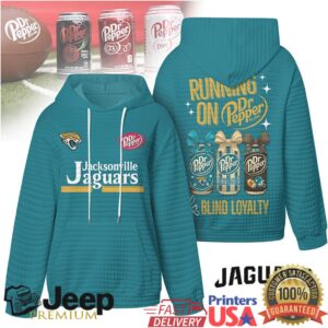 Jacksonville Jaguars Official NFL Dr.Pepper Waffle Hoodie