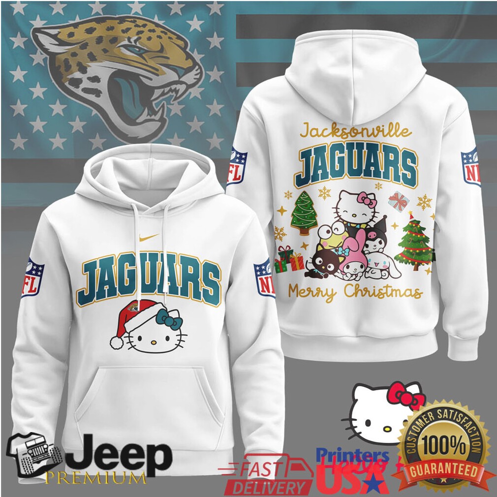 Jacksonville Jaguars Official NFL Hello Kitty Christmas 3D Hoodie Jacksonville Jaguars Official NFL Hello Kitty Christmas 3D Hoodie