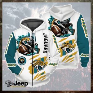 Jacksonville Jaguars x New 3D Graphic Hoodie 2026 Jacksonville Jaguars x New 3D Graphic Hoodie 2026