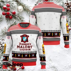 Jeppson’s Malort Liqueur Ugly Christmas Sweater