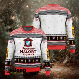 Jeppson’s Malort Liqueur Ugly Christmas Sweater