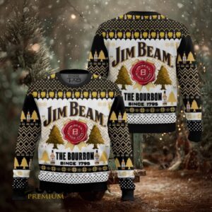 Jim Beam The Bourbon Ugly Christmas Sweater