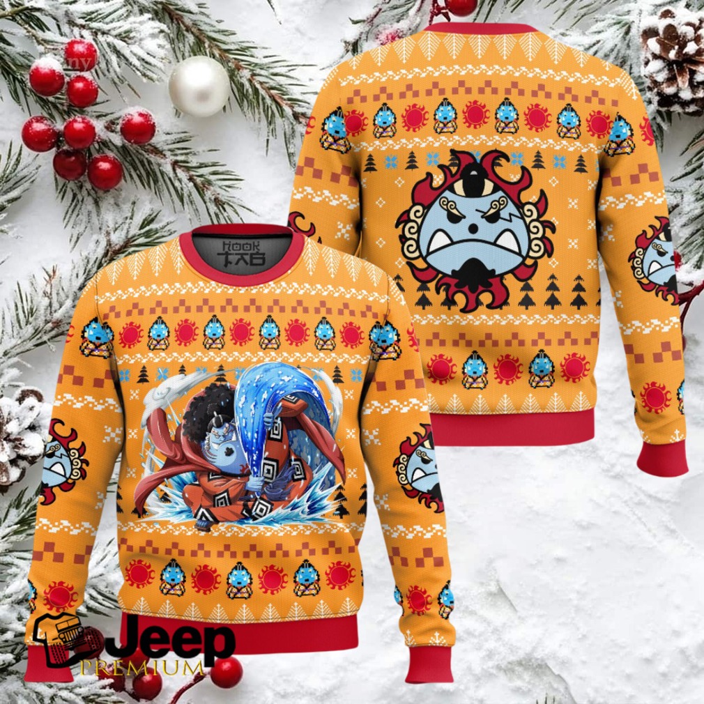 Jinbe One Piece Ugly Christmas Sweater Jinbe One Piece Ugly Christmas Sweater