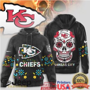 Kansas City Chiefs Official NFL Dia de los Muertos Limited Editions Hoodie