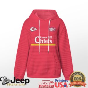 Kansas City Chiefs Official NFL Dr.Pepper Waffle Hoodie