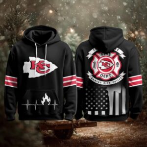 Kansas City Chiefs x Firefighter Appreciation Night Game Hoodie 3D