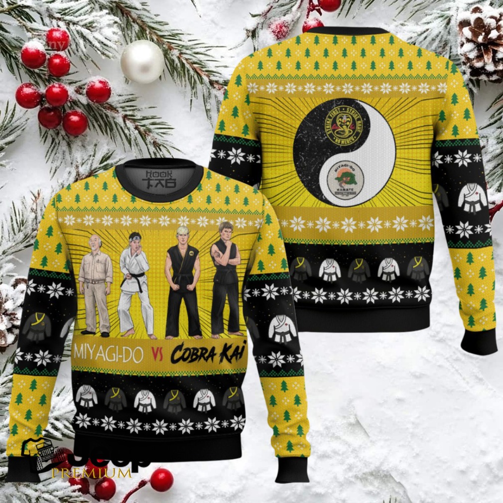 Karate Kid vs Cobra Kai Ugly Christmas Sweater Karate Kid vs Cobra Kai Ugly Christmas Sweater