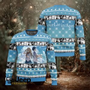 Kousei And Kaori Your Lie In April Ugly Christmas Sweater