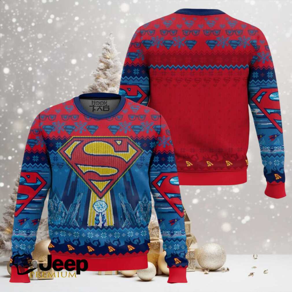 Kryptonian Kringle Ugly Christmas Sweater Kryptonian Kringle Ugly Christmas Sweater