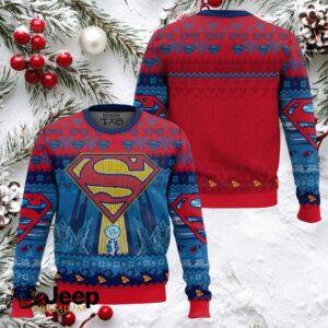 Kryptonian Kringle Ugly Christmas Sweater