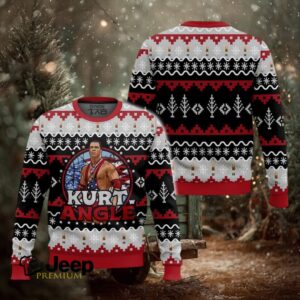 Kurt Angle WWE Ugly Christmas Sweater