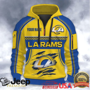 LA Rams Personalized Pullover Hoodie