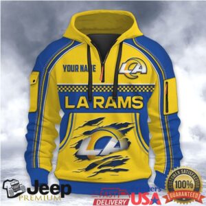 LA Rams Personalized Pullover Hoodie