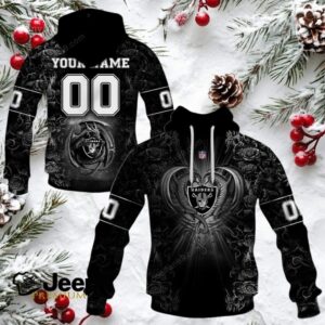 Las Vegas Raiders NFL Rose Dragon Custom Name