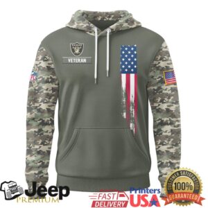 Las Vegas Raiders Official NFL Veteran Camo Hoodie Limited Edition